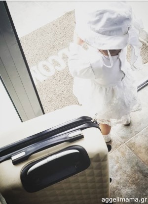 ταξίδι με βρέφος το χειμώνα.