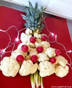 Χριστουγεννιατικό δέντρο λαχανικών