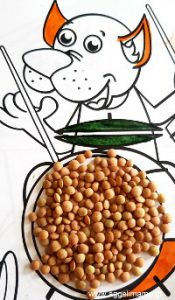 ζωγραφίζω με όσπρια!