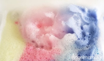 Αισθητηριακή δραστηριότητα με βρεφική σαπουνάδα