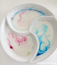 Πείραμα χρωμάτων με υγρό πιάτων!