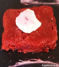 Κέικ red velvet παντζαριού χωρίς ζάχαρη!