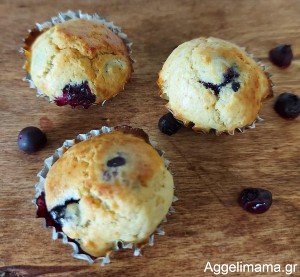 Κέικ με μύρτιλα χωρίς ζάχαρη!