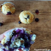 Κέικ με μύρτιλα χωρίς ζάχαρη!