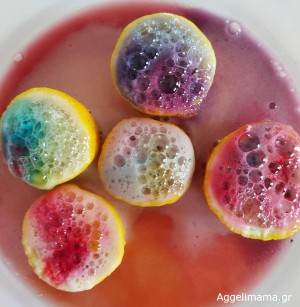 Πείραμα ηφαιστείου με λεμόνια !