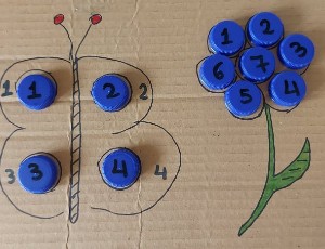 Εύκολη κατασκευή : Μαθαίνοντας τους πρώτους αριθμούς!