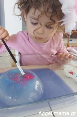 Ζωγραφική πάνω στο πάγο!