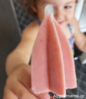 Υγιεινό παγωτό φράουλα – μπανάνα !