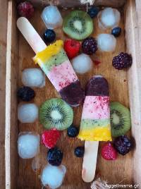 Υγιεινά πολύχρωμα παγωτά rainbow !