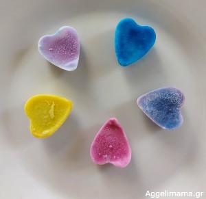 Πολύχρωμες παγωμένες καρδιές !