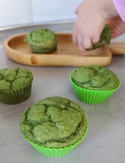 Υγιεινά maffins σπανάκι!