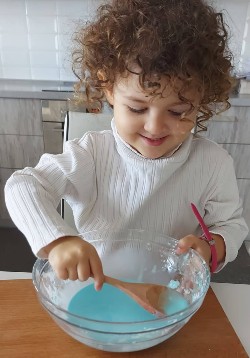 Safe oobleck slime 2 υλικά!