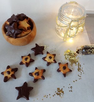 Κουραμπιεδάκια με σοκολάτα χωρίς ζάχαρη!