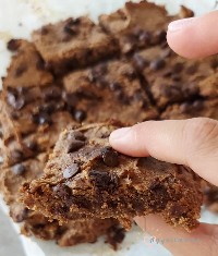 Υγiεινό brownies 3 υλικά από 6 μηνών! 