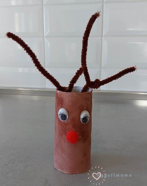 Εύκολη κατασκευή τάρανδου!